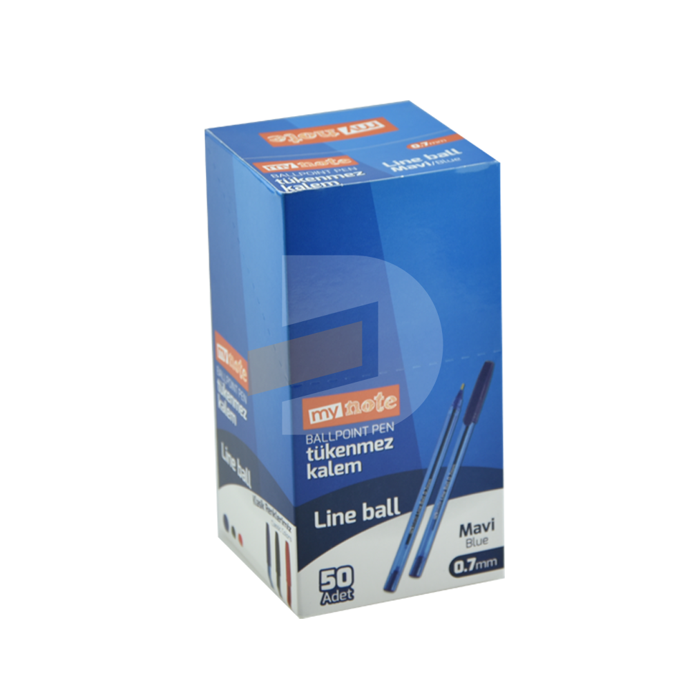 Mynote 0.7 mm Mavi Tükenmez Kalem