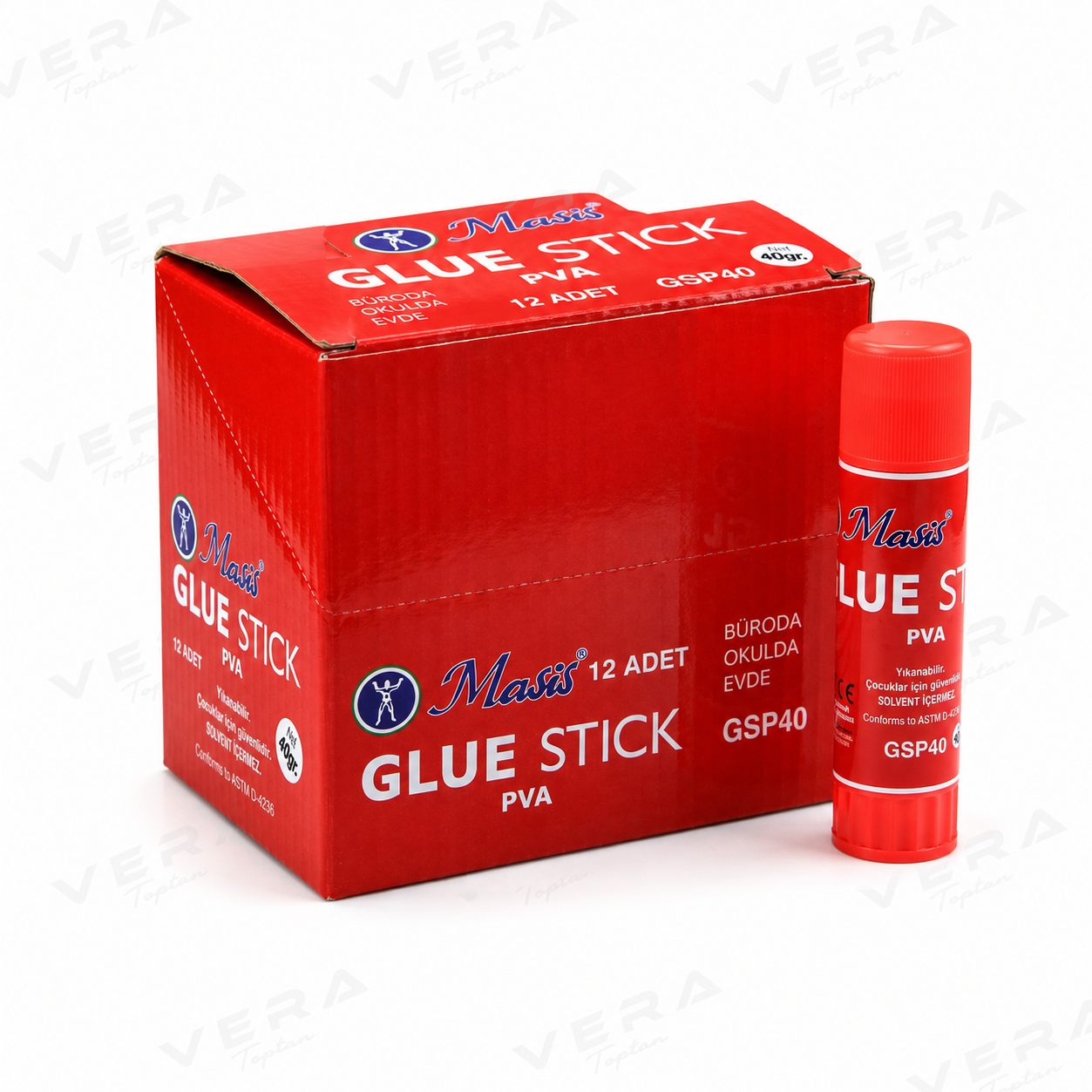 Masis 40 gr Stick Yapıştırıcı 12 li Paket