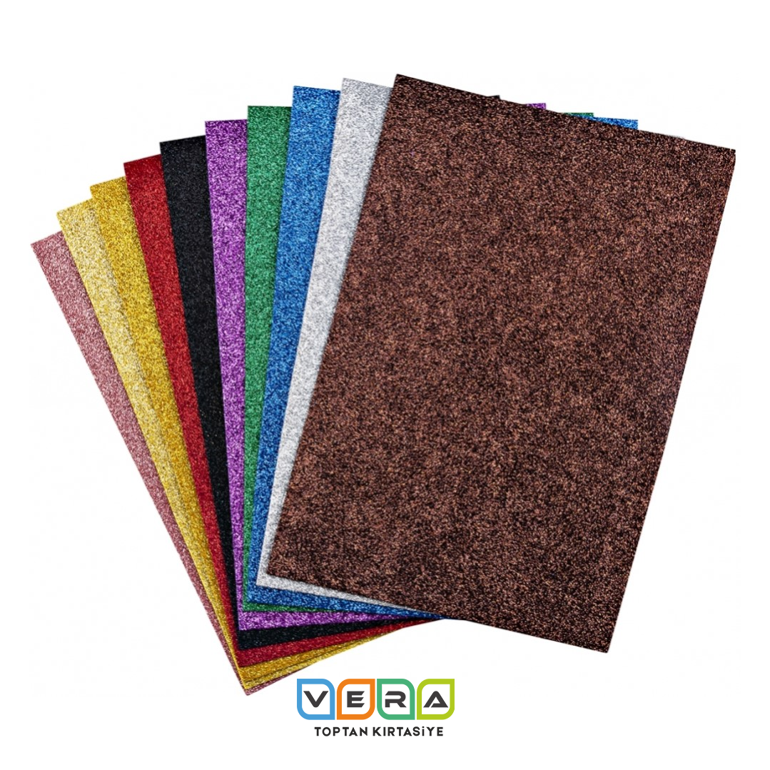 NOVA COLOR 50x70 Simli Yapışkanlı Eva 10 lu
