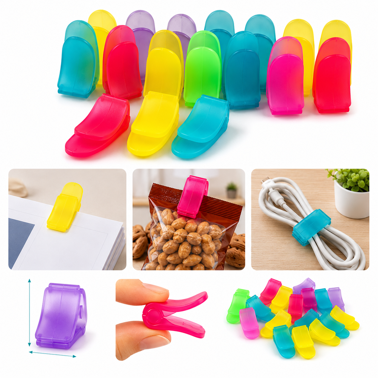 Yeni Nesil Mini Klips Paket içi 20 Adet