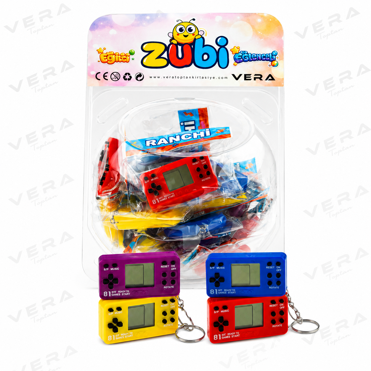 Mini Game Boy Tetris 24 lü Stant