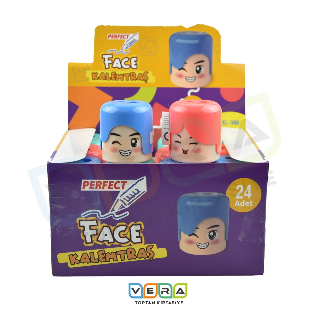 Eğlenceli Face Model İkili Kalemtraş
