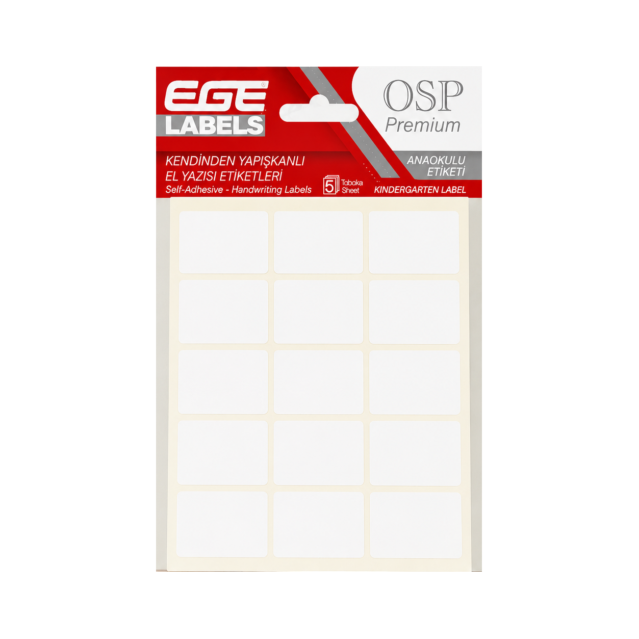 EGE OSP-116 22X32mm 50 tabaka Etiket