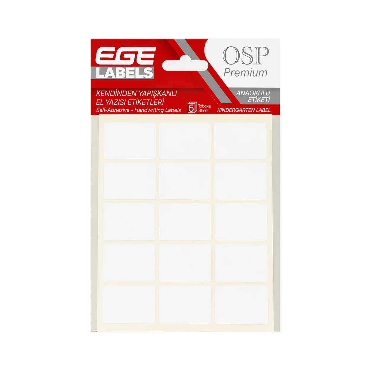 EGE OSP-116 22X32mm 50 tabaka Etiket
