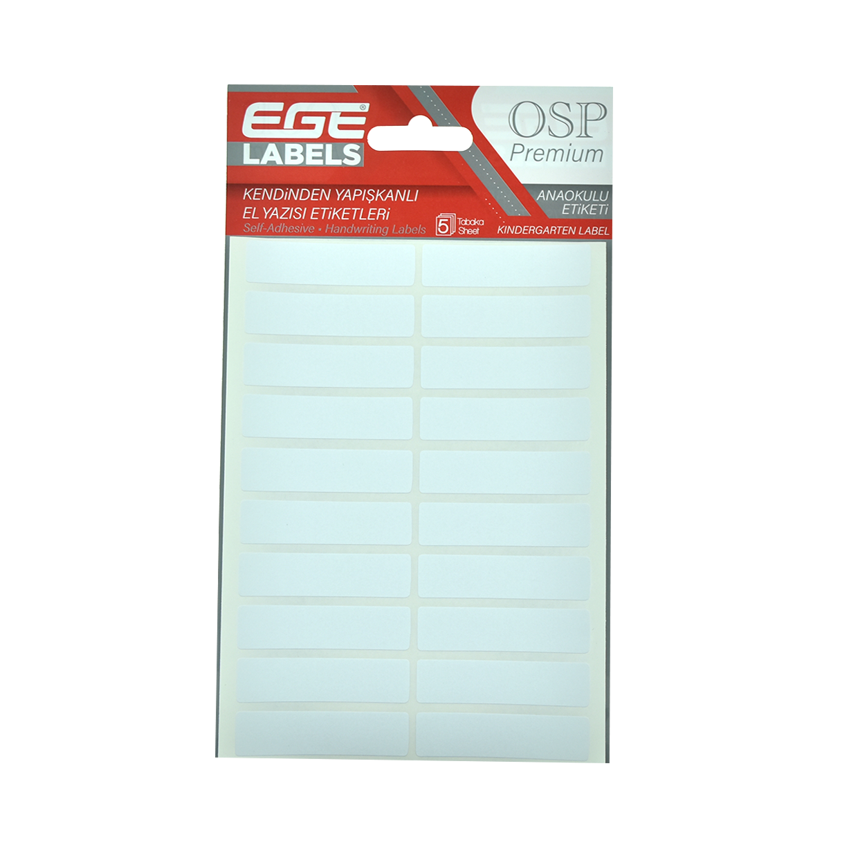 EGE OSP-109 13x50mm 50 tabaka Etiket