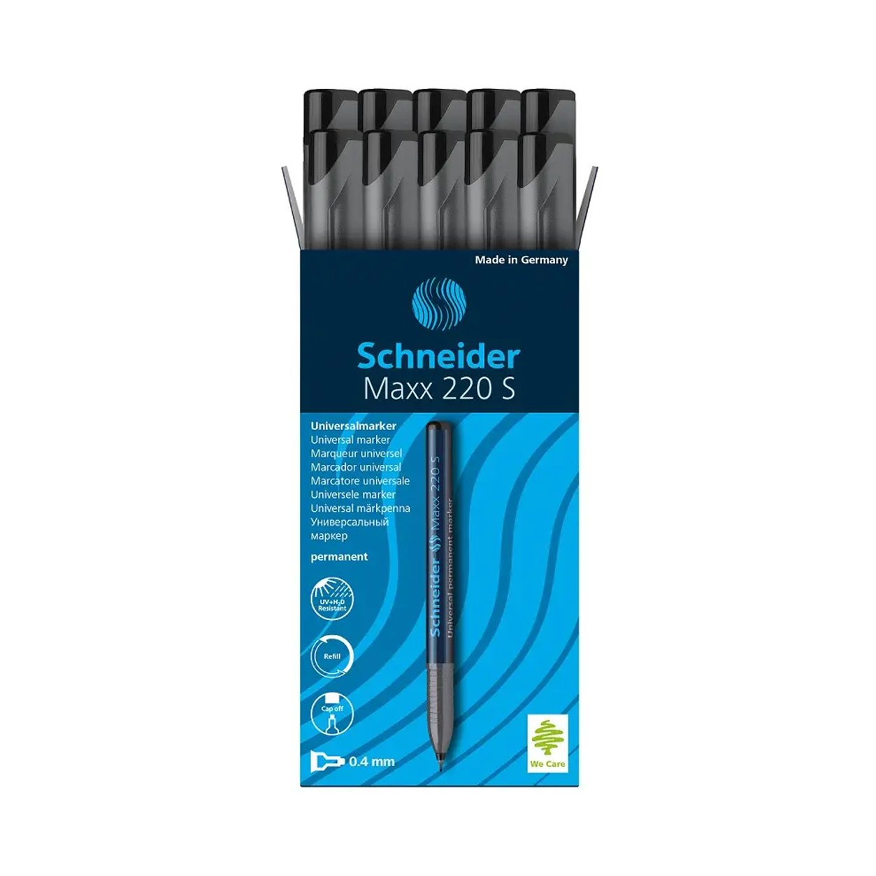 Schneider Maxx 224 S Asetat Kalemi 1.0 mm Siyah