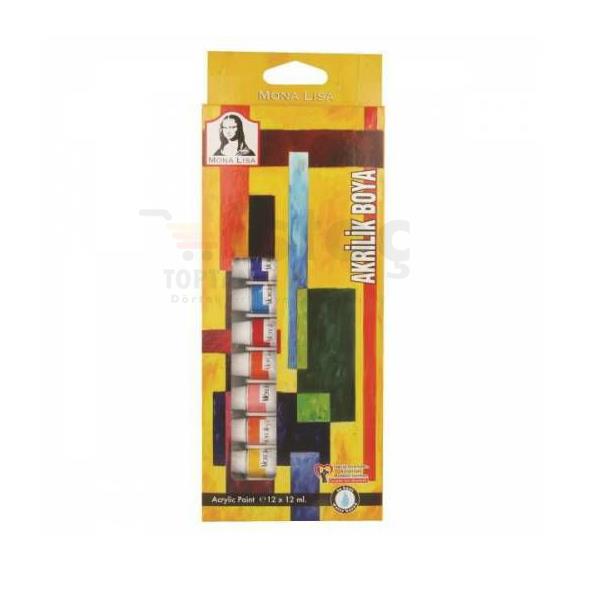 SÜDOR MONALİSA AKRİLİK BOYA 12x12 ml tüp