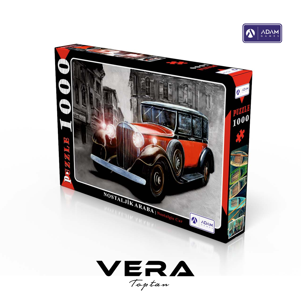 Nostaljik Araba 1000 Parça Puzzle