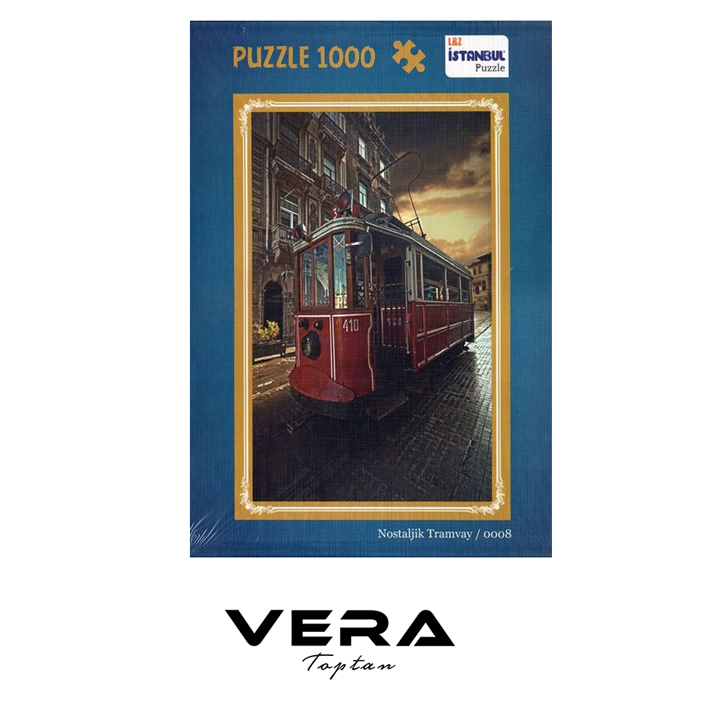 Nostaljik Tramvay 1000 Parça Puzzle