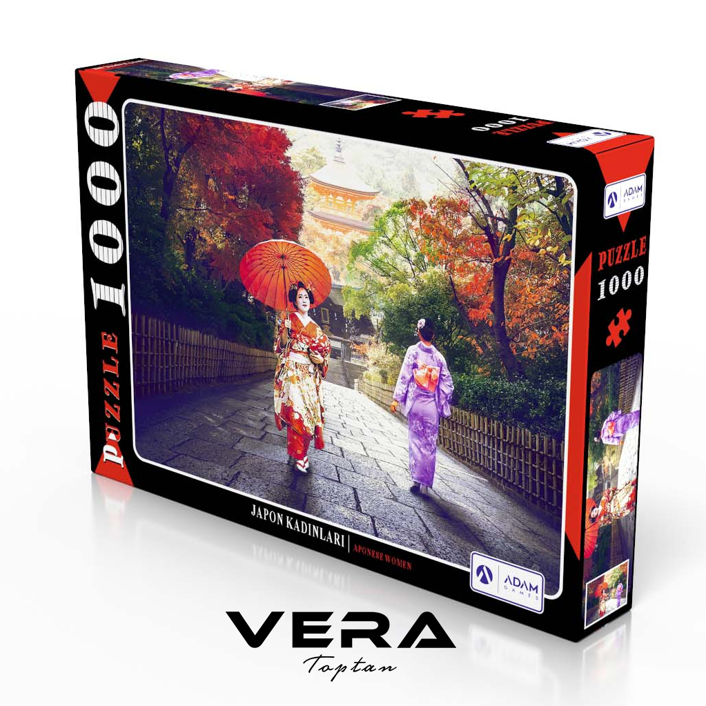 Japon Kadınları 1000 Parça Puzzle
