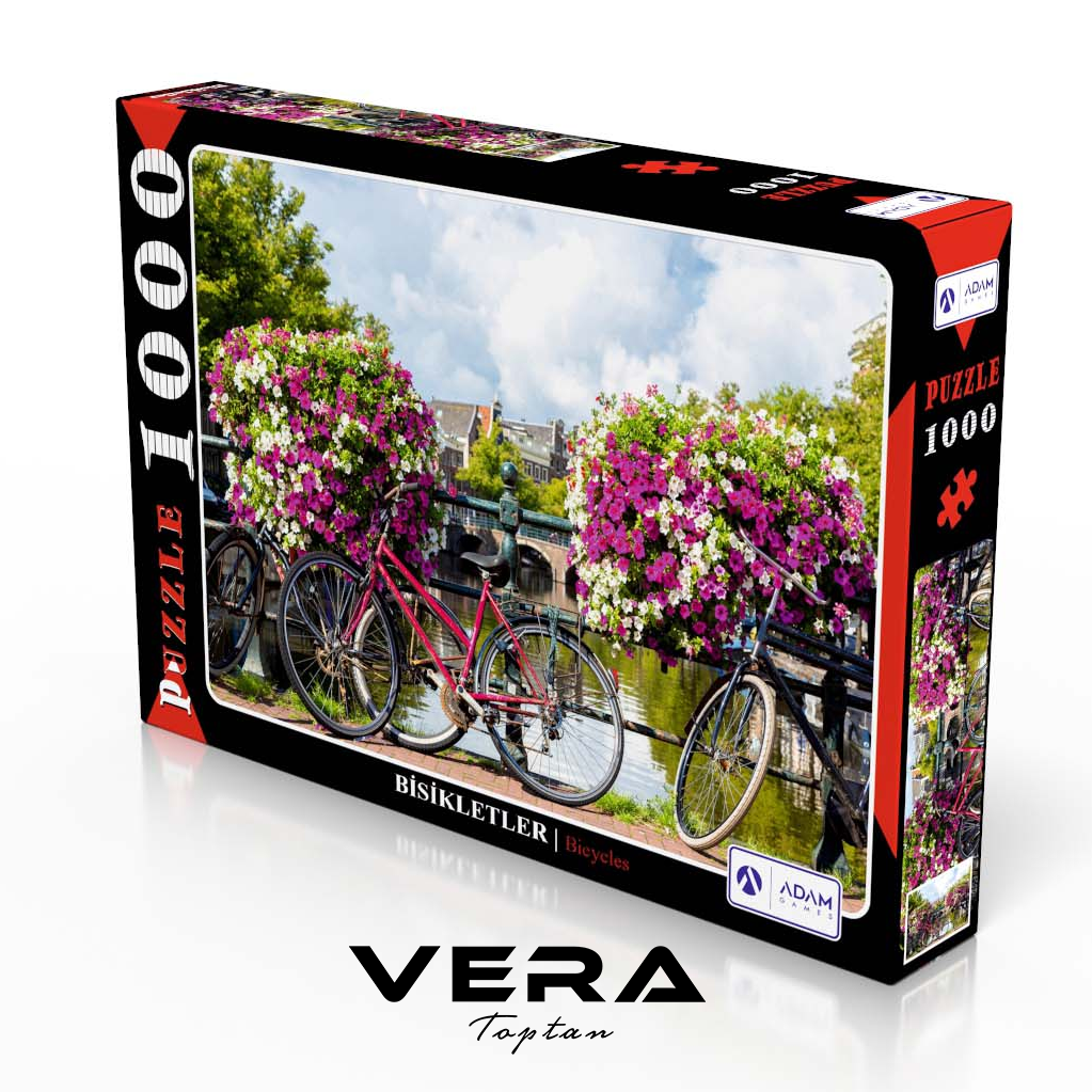 Bisikletler 1000 Parça Puzzle