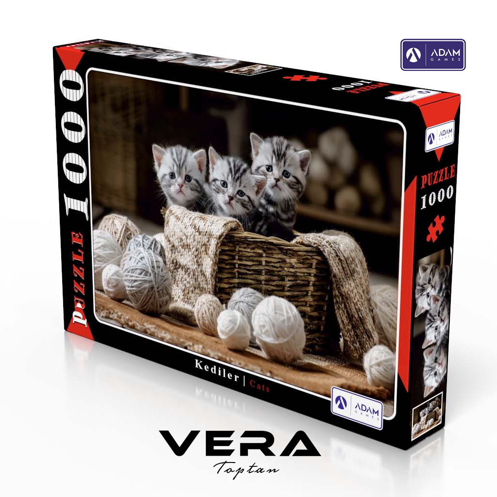 Kediler 1000 Parça Puzzle