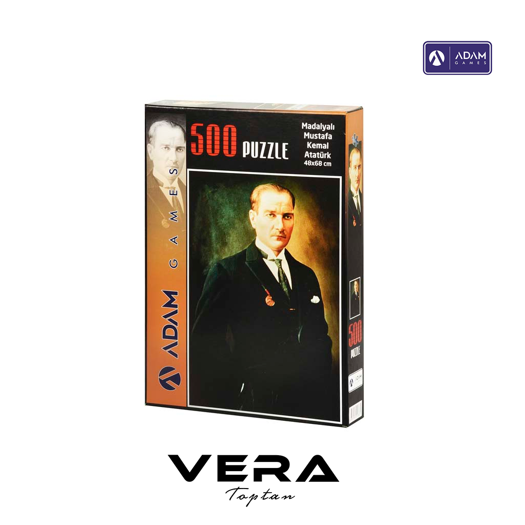 Madalyalı Mustafa Kemal Atatürk 500 Parça Puzzle