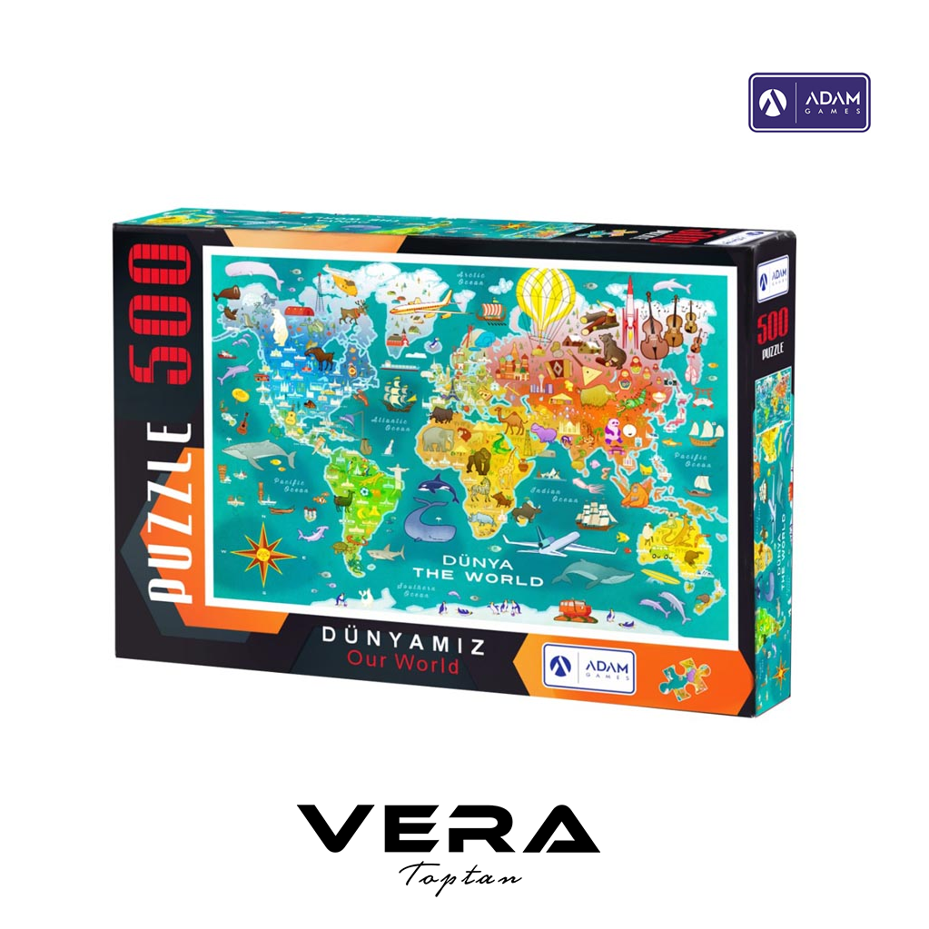 Dünyamız 500 Parça Puzzle