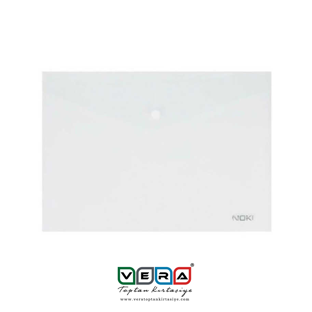 Noki A4 Şeffaf Çıt Çıt Dosya 12'li Paket