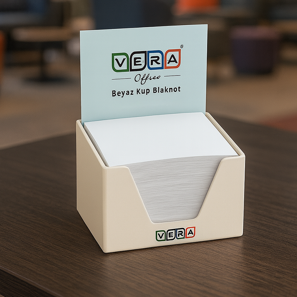 Vera Beyaz Küp Blok Kağıt