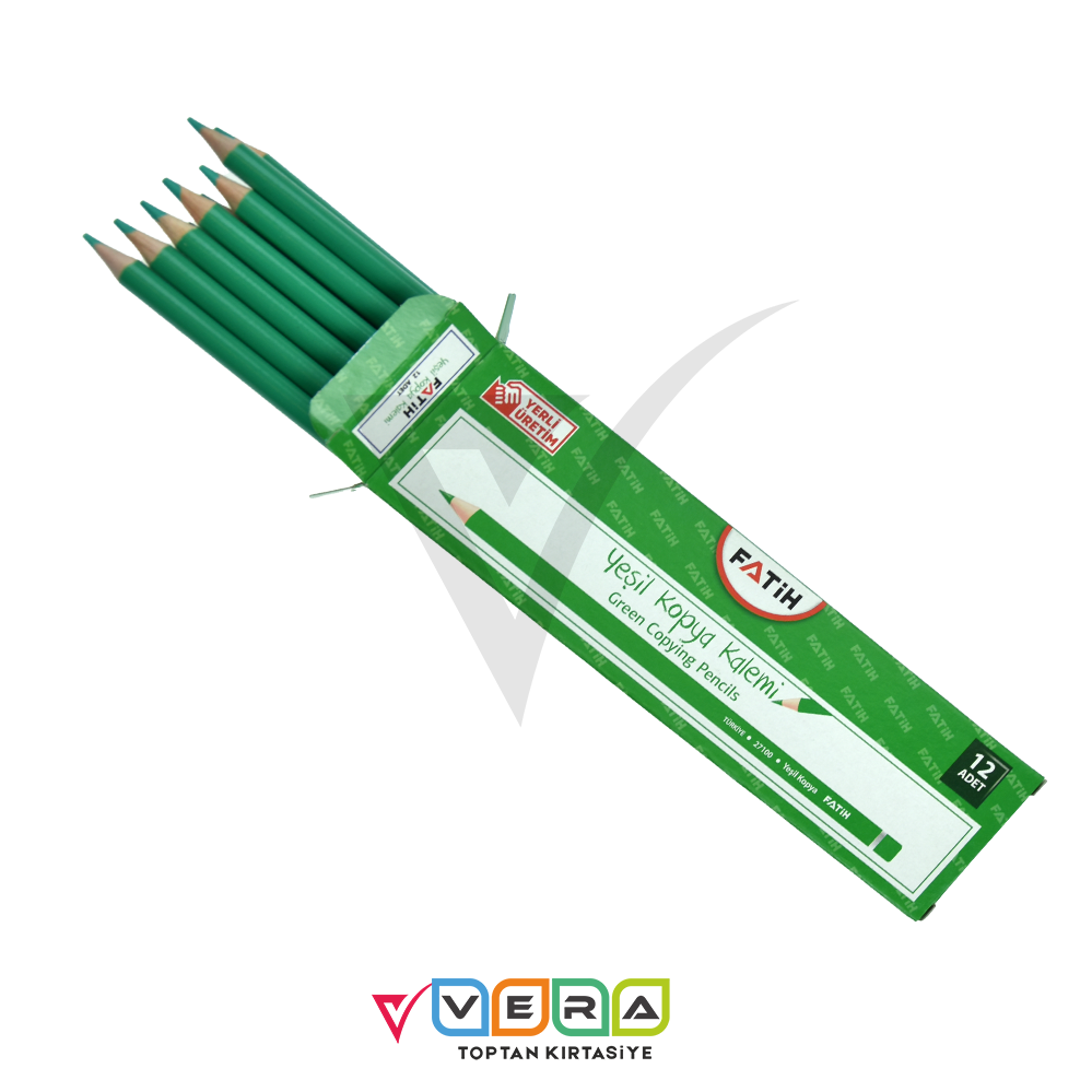 Fatih Yeşil Kopya Kalemi 12 li Paket