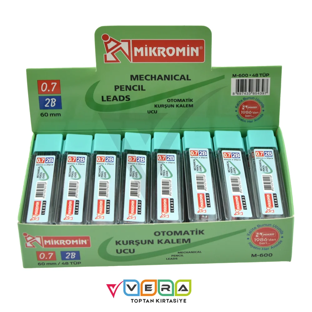 MİKRO M-600 60 MM 2B 0.7 MM MİN 48 li paket