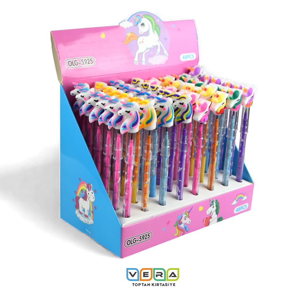 Unicorn Başlıklı Yumurtlayan Kalem 48 li Stant