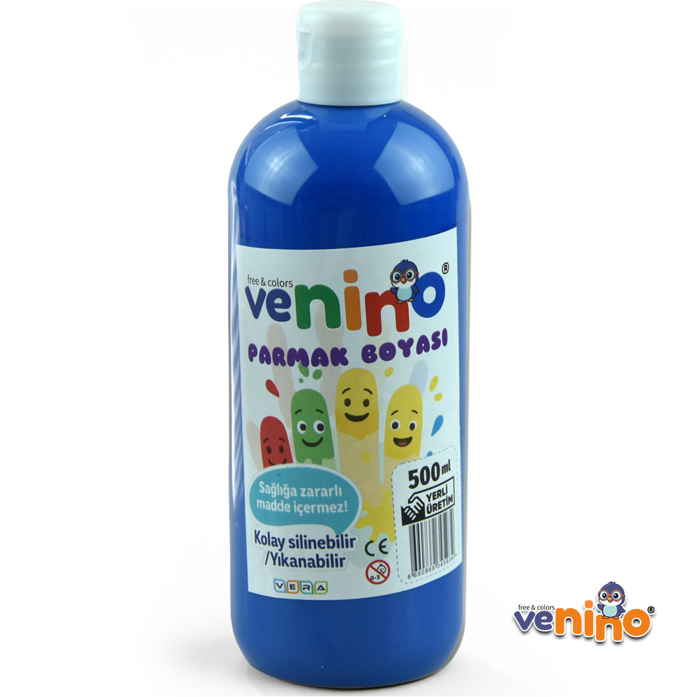 Venino 500 Gr Mavi Parmak Boya - Premium Kalite !