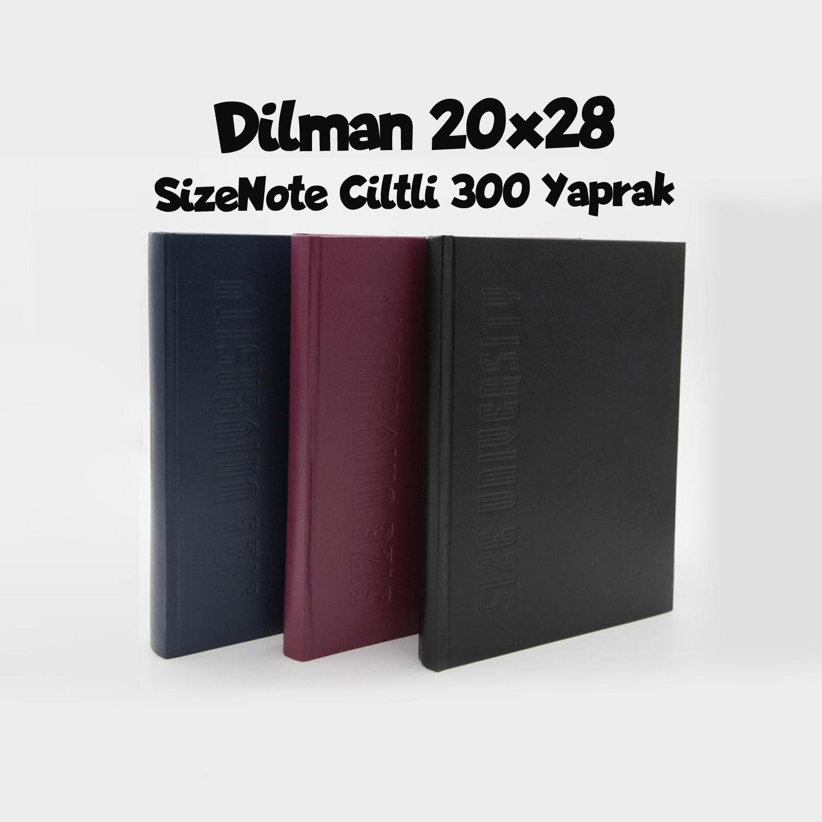 Dilman 20x28 Düz Size Note Ciltli 300 Yaprak