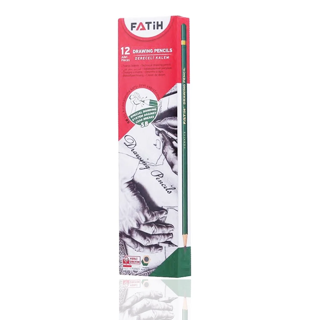 Fatih 8B Dereceli Çizim Kalemi 12'li Paket