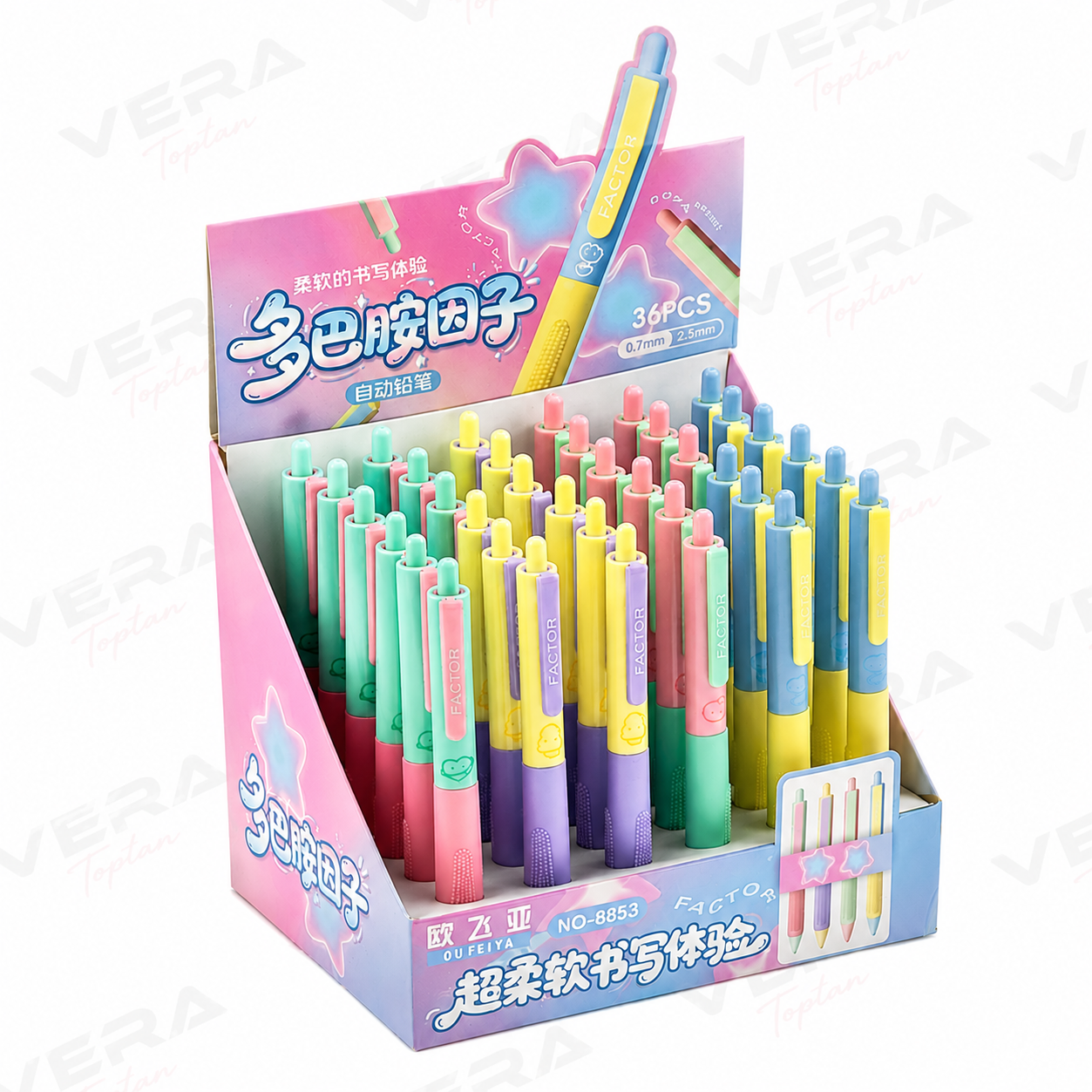 8853 Soft renkler 07 versatil kalem