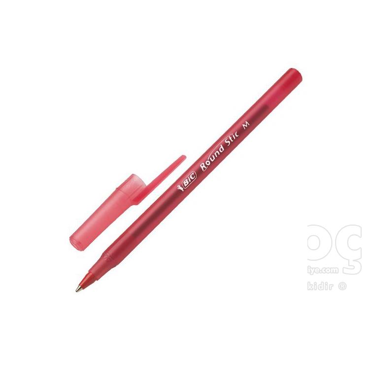 Bic Round Tükenmez Kalem Kırmızı 60'lı