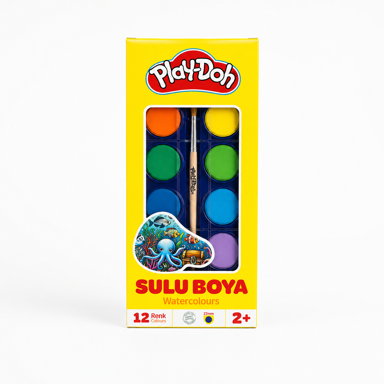 Playdoh 12 Renk Sulu Boya