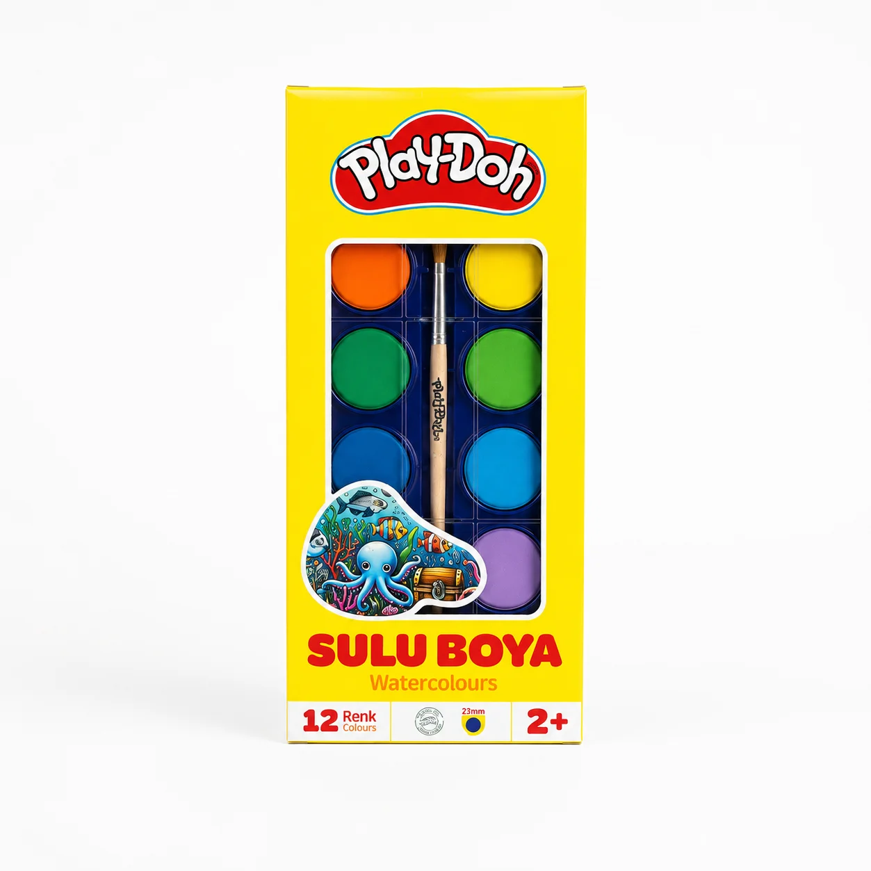 Playdoh 12 Renk Sulu Boya