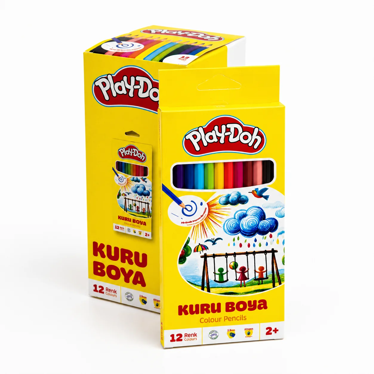 Playdoh 12 Renk Kuru Boya