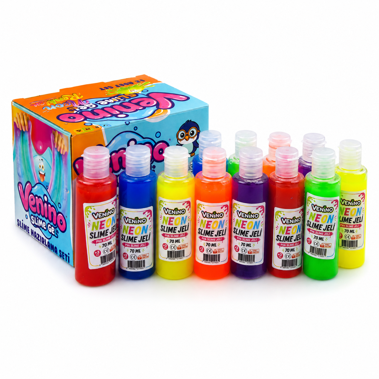 Venino 70 Ml Neon Renkler Slime Jeli