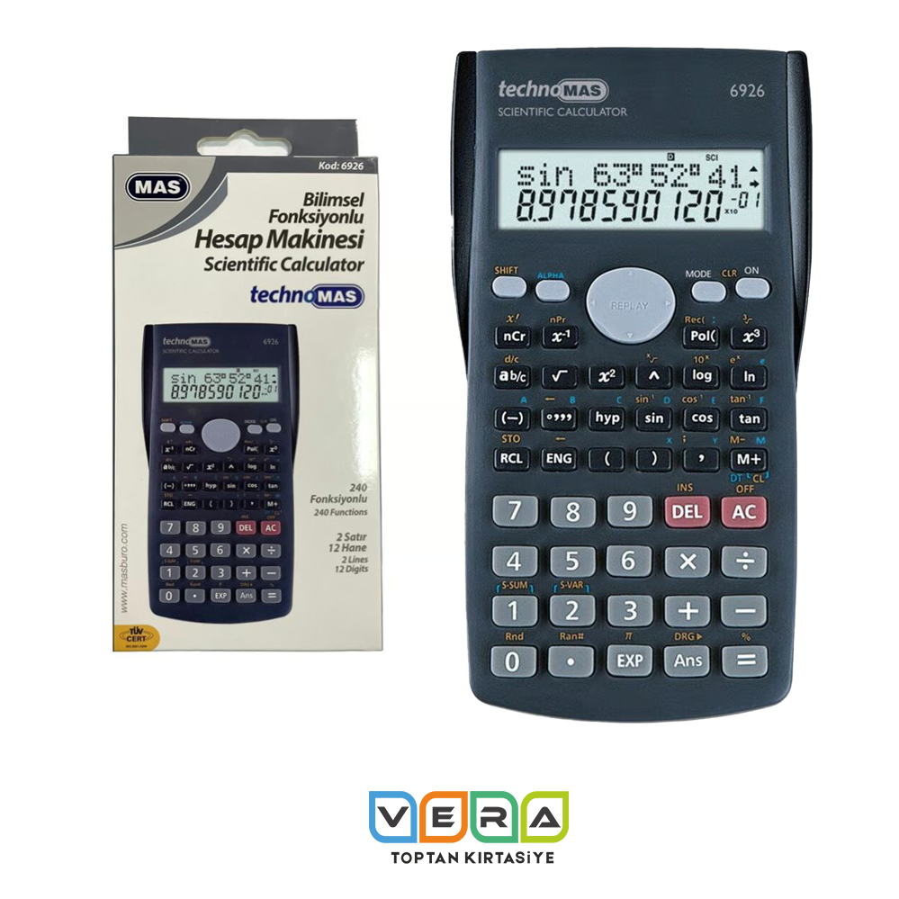MAS 6926 HESAP MAKİNESİ BİLİMSEL FONKSİYONLU