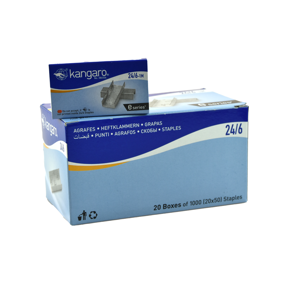 Kangaro 24/6 zımba teli 20 li Paket