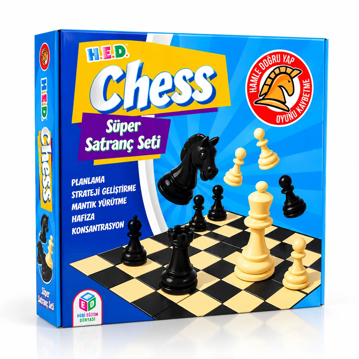Chess Ahşap Tabla Satranç Seti