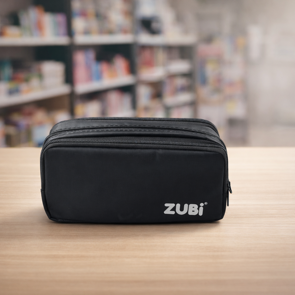 Üç Gözlü Kumaş Siyah Kalemlik 25 li paket