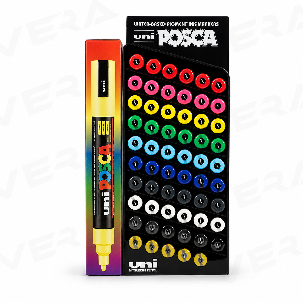 UNİ PC-5M/5D POSCA SU BAZLI POSTER MARKÖRÜ 1.8-2.5MM 60LI STN