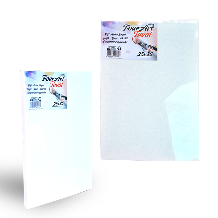 25x35 Arkadan Zımbalı Tuval