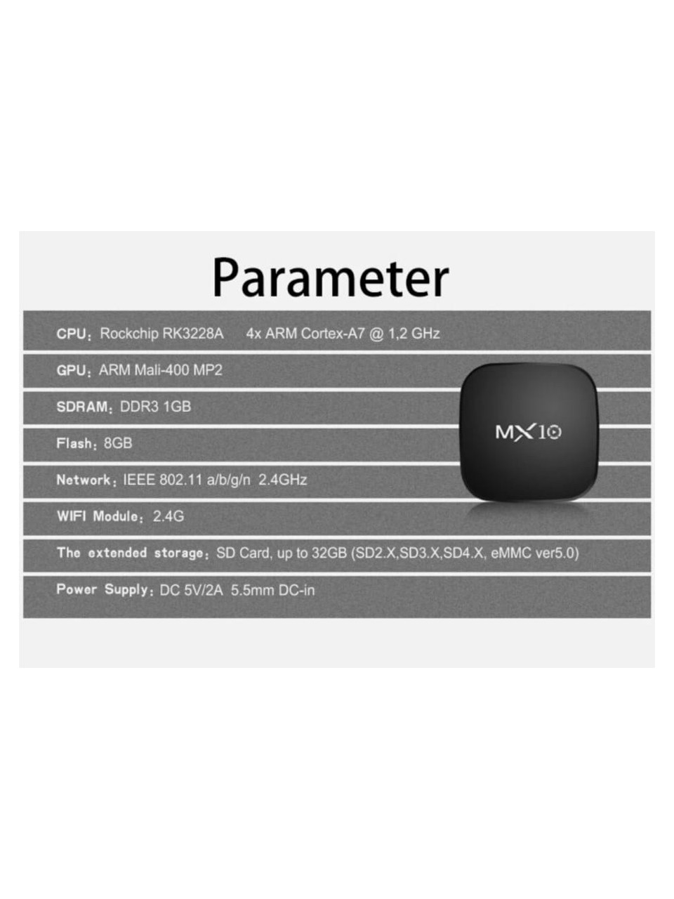 Bilişim Burada MX Box MX10 4K Android TV Box Medya Oynatıcı Android 7-1 Tv Box Tv Stick Medya Oynatıcı Smart Tv Wifi