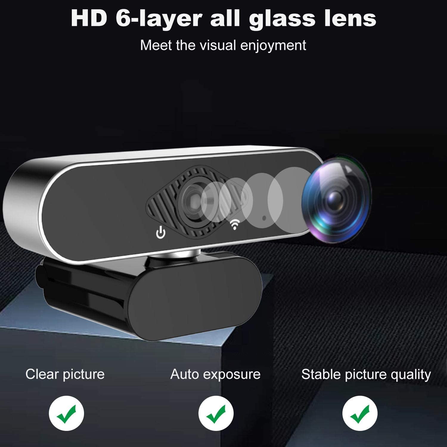 Bilişim Burada BB-808 1080P Full HD Webcam Web Kamerası
