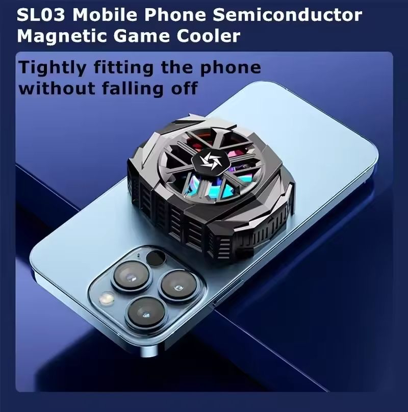 Bilişim Burada SL03 Cep Telefonu/Tablet Yarıiletken Oyun Soğutucu PUBG Cep Telefonu Oyun Aksesuarları IOS Android Radyatör için Soğutma Fanı