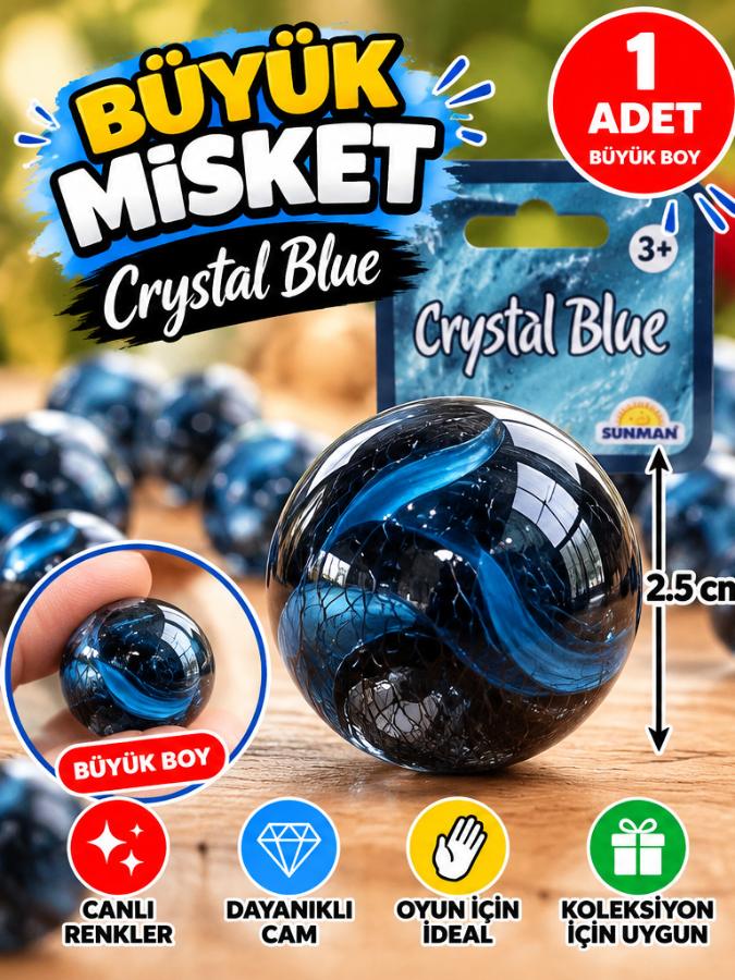 SUNMAN 2997 MARBLE CYRSTAL BLUE BÜYÜK BOY