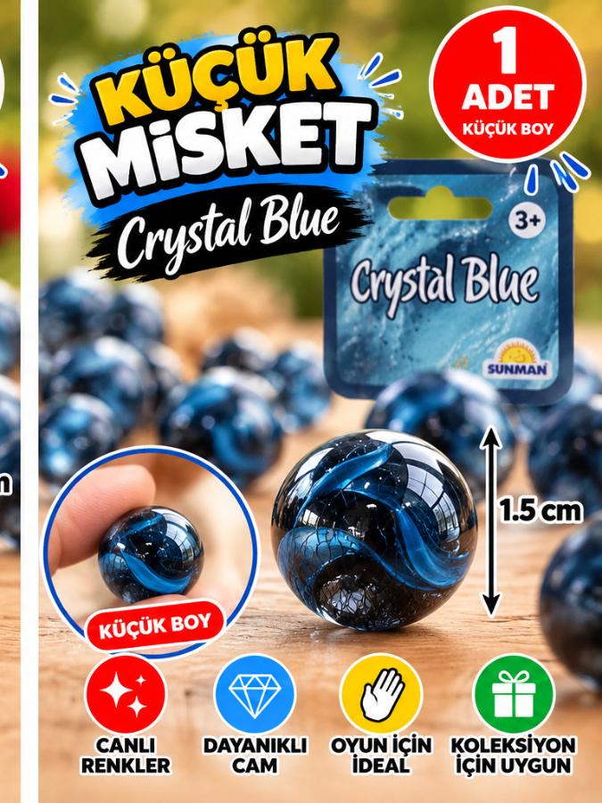 SUNMAN 2997 MARBLE CYRSTAL BLUE KÜÇÜK BOY